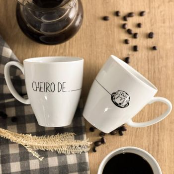 Caneca Mémorias de um Lar "Bolo no Forno" - 310ml