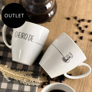 OUTLET Caneca Mémorias de um Lar "Café Coado " - 310ml
