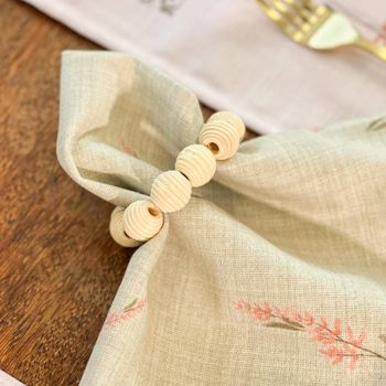 Porta Guardanapo de Bolas Rústico