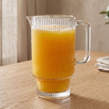 Jarra de Vidro Lines com Fio de Ouro - 900ml