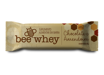Barra de Proteína BeeWhey Chocolate e Amendoim | Caixa com 12 barras