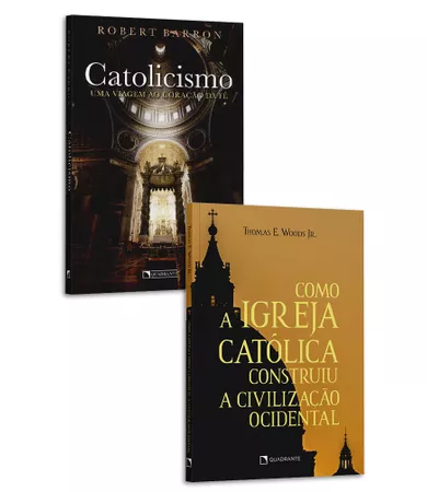 Kit: Como a Igreja Católica construiu a civilização ocidental e Catolicismo – 2 volumes