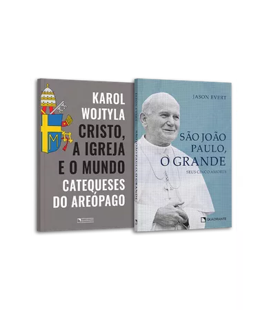 Kit: Cristo, a Igreja e o mundo: Catequeses do Areópago e São João Paulo, o Grande: Seus cinco amores — 2 volumes