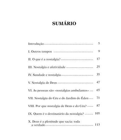 Pocket Nostalgia de Deus — Coleção Vida Interior