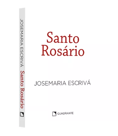Pocket Santo Rosário — Coleção São Josemaria Escrivá — Capa branca