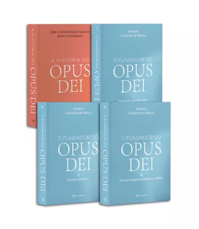 Coleção o Fundador do Opus Dei e a Historia do Opus Dei - Capa dura