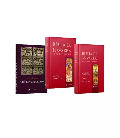 Kit: Bíblia de Navarra completa e A Bíblia explicada – 3 volumes