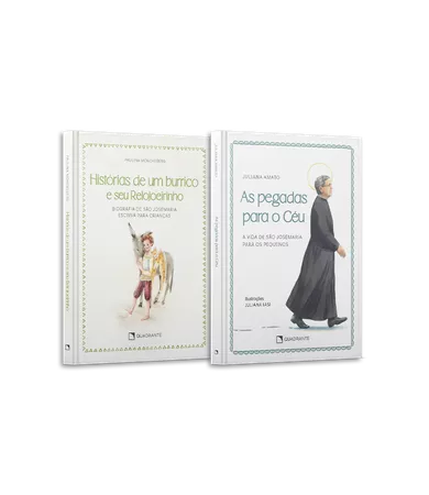 Kit: Histórias de um burrico e seu Relojoeirinho e As pegadas para o Céu – 2 volumes