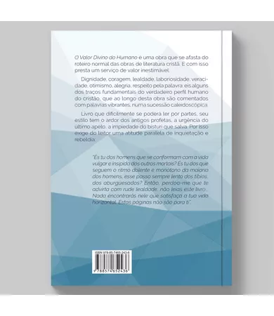 Livro O valor divino do humano