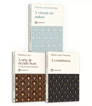 Kit Pockets: A virtude da ordem, A arte de decidir bem e A constância - 3 volumes