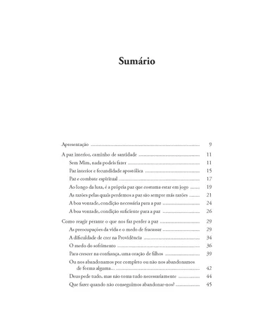 Livro A paz interior