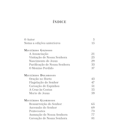 Pocket Santo Rosário — Coleção São Josemaria Escrivá — Tradicional