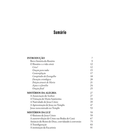 Livro O Rosário de Nossa Senhora