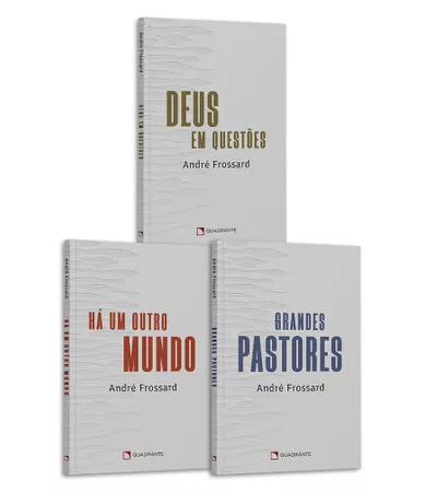 Kit: Deus em questões, Há um outro mundo e Grandes pastores – 3 volumes