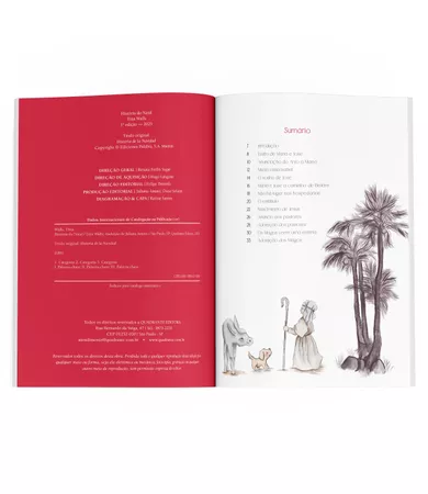 Livro A história do Natal — Capa dura