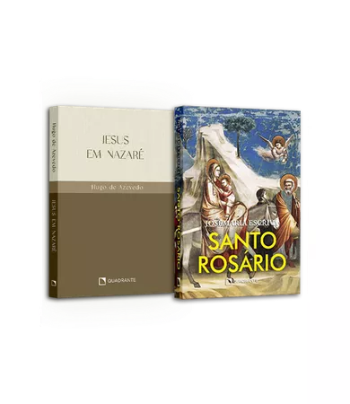 Kit: Jesus em Nazaré e Santo Rosário — 2 volumes