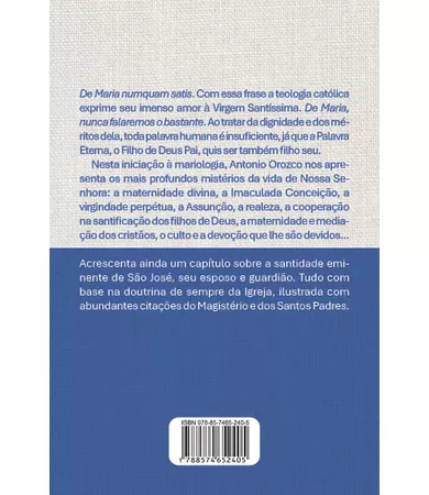 Livro Mãe de Deus e Mãe nossa