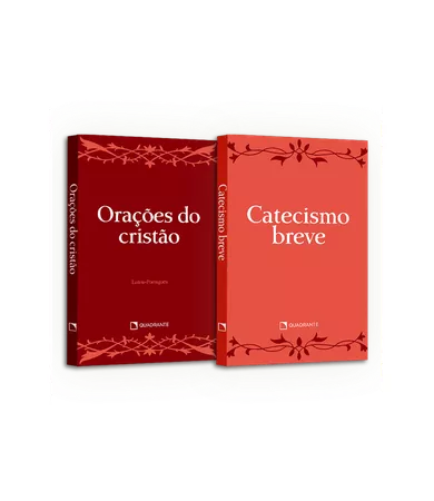 Kit Orações do Cristão e Catecismo Breve – 2 volumes, de Vários Autores