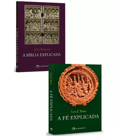 Kit: A fé explicada e A Bíblia explicada – 2 volumes