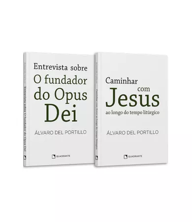 Kit: Entrevista sobre o fundador do Opus Dei e Caminhar com Jesus – 2 volumes