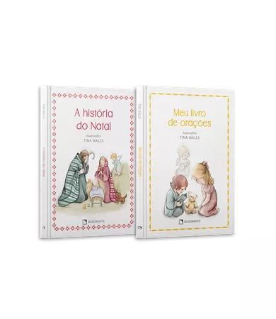 Kit: A história do Natal – capa dura e Meu livro de orações – capa dura – 2 volumes