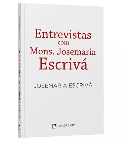 Livro Entrevistas Com Mons. Josemaria Escrivá — Capa branca