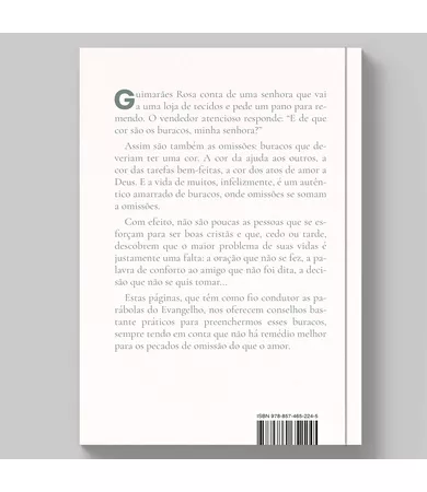 Livro Omissões: O bem que não fazemos