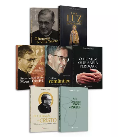 Coleção A vida de Josemaria Escrivá – biografias – 7 volumes