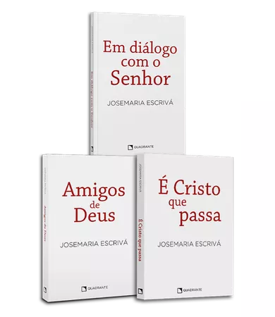 Coleção homílias e pregações de São Josemaria Escrivá – Capa branca