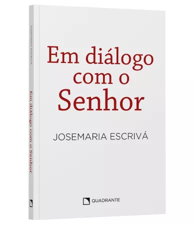 Livro Em diálogo com o Senhor: Textos da pregação oral — Capa branca