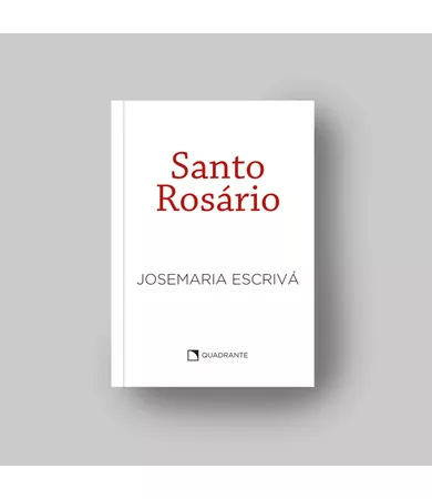 Pocket Santo Rosário — Coleção São Josemaria Escrivá — Capa branca