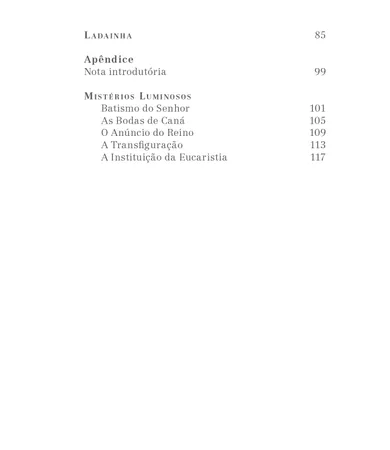 Pocket Santo Rosário — Coleção São Josemaria Escrivá — Capa branca