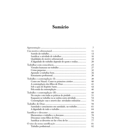 Livro Trabalhar bem, trabalhar por amor