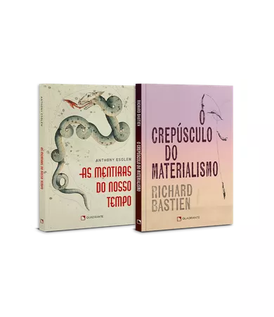 Kit: As mentiras do nosso tempo e Livro o Crepúsculo Do Materialismo — 2 volumes