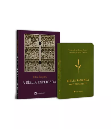 Coleção Bíblia Sagrada Novo Testamento e Bíblia Explicada