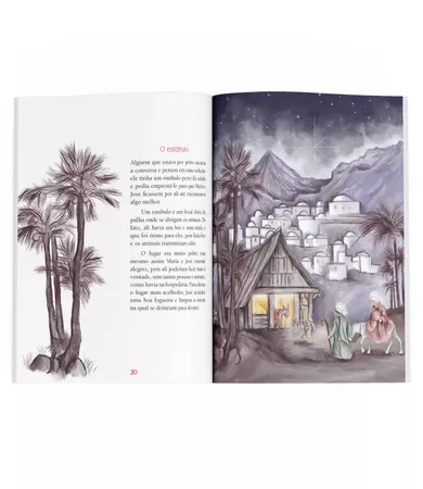 Livro A história do Natal — Capa dura