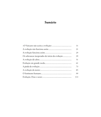 Livro A evolução: Para quem tem fé e outros céticos