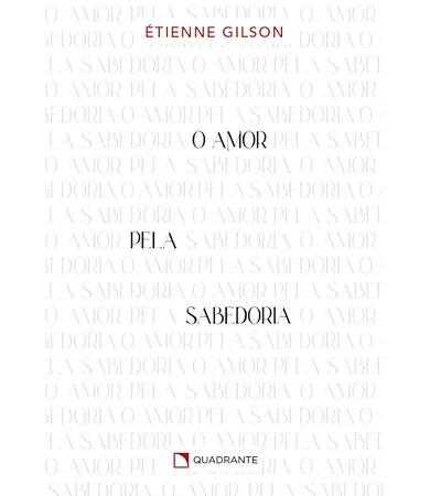 Livro O amor pela sabedoria — Capa dura