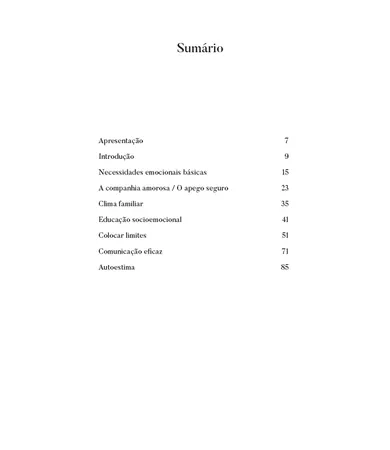 Livro Carinho e firmeza com os filhos