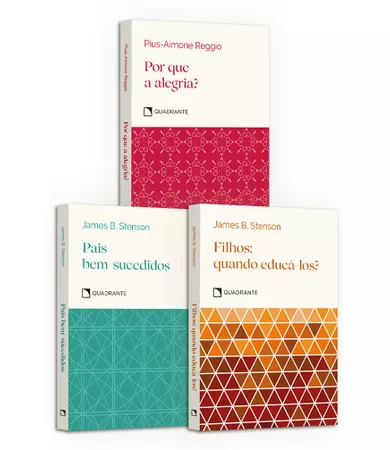 Kit: Pocket Por que a alegria?, Pocket Pais bem-sucedidos e Pocket Filhos: quando educá-los? – 3 volumes