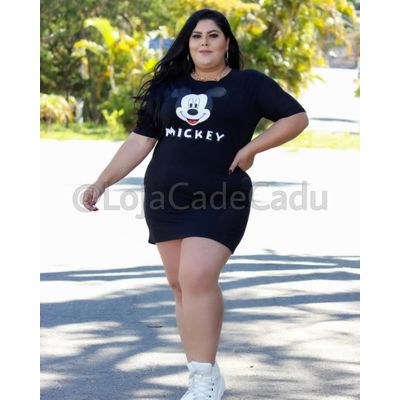 vestido do mickey plus size
