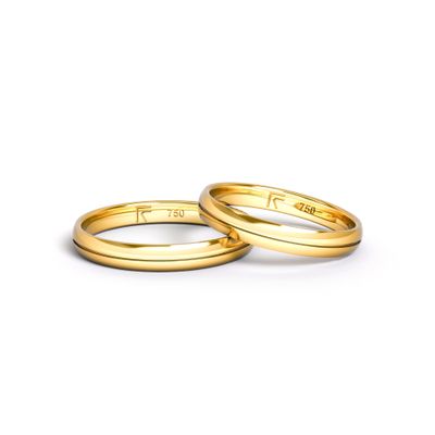 Aliança FR CLASSIC FRIEZE em ouro 18k, 3mm