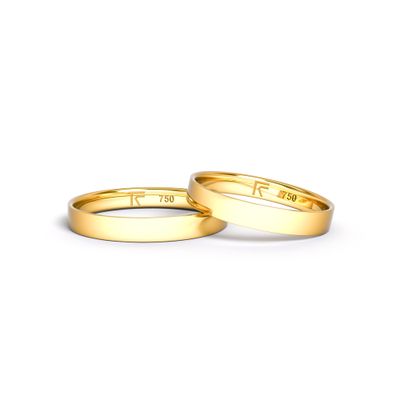 Aliança FR CLASSIC SLIM FLAT 3mm
