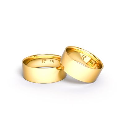 Aliança FR CLASSIC SLIM FLAT 7mm