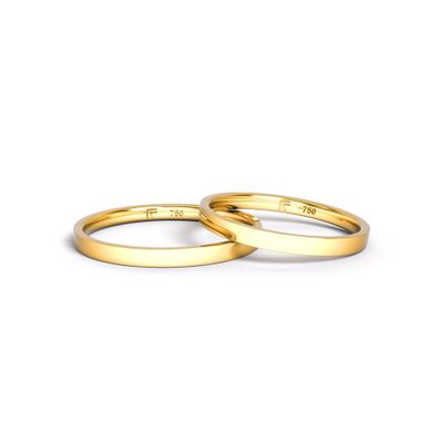 Aliança FR CLASSIC FLAT 2mm