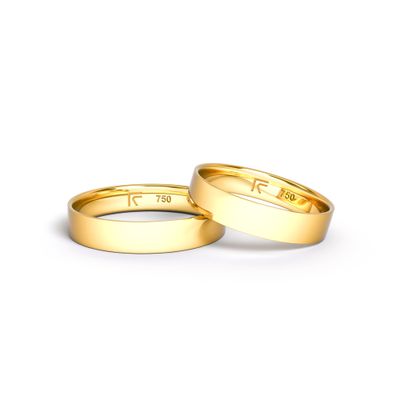 Aliança FR CLASSIC SLIM FLAT 4mm