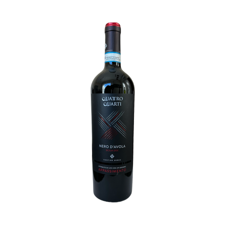 Vinho Italiano Quattro Quarti Nero D'avola Appassimento Sicilia DOC