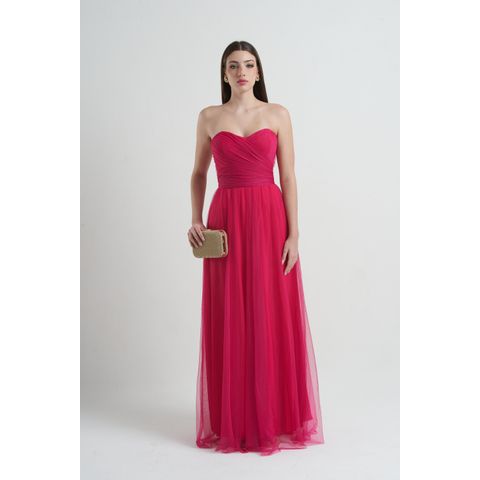 Vestido Laço Tule Pink