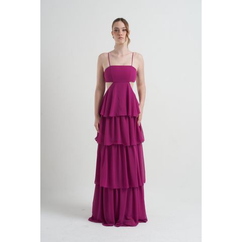 Vestido Aline Fúcsia