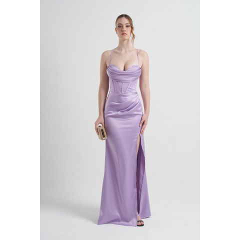 Vestido Grécia Lavanda